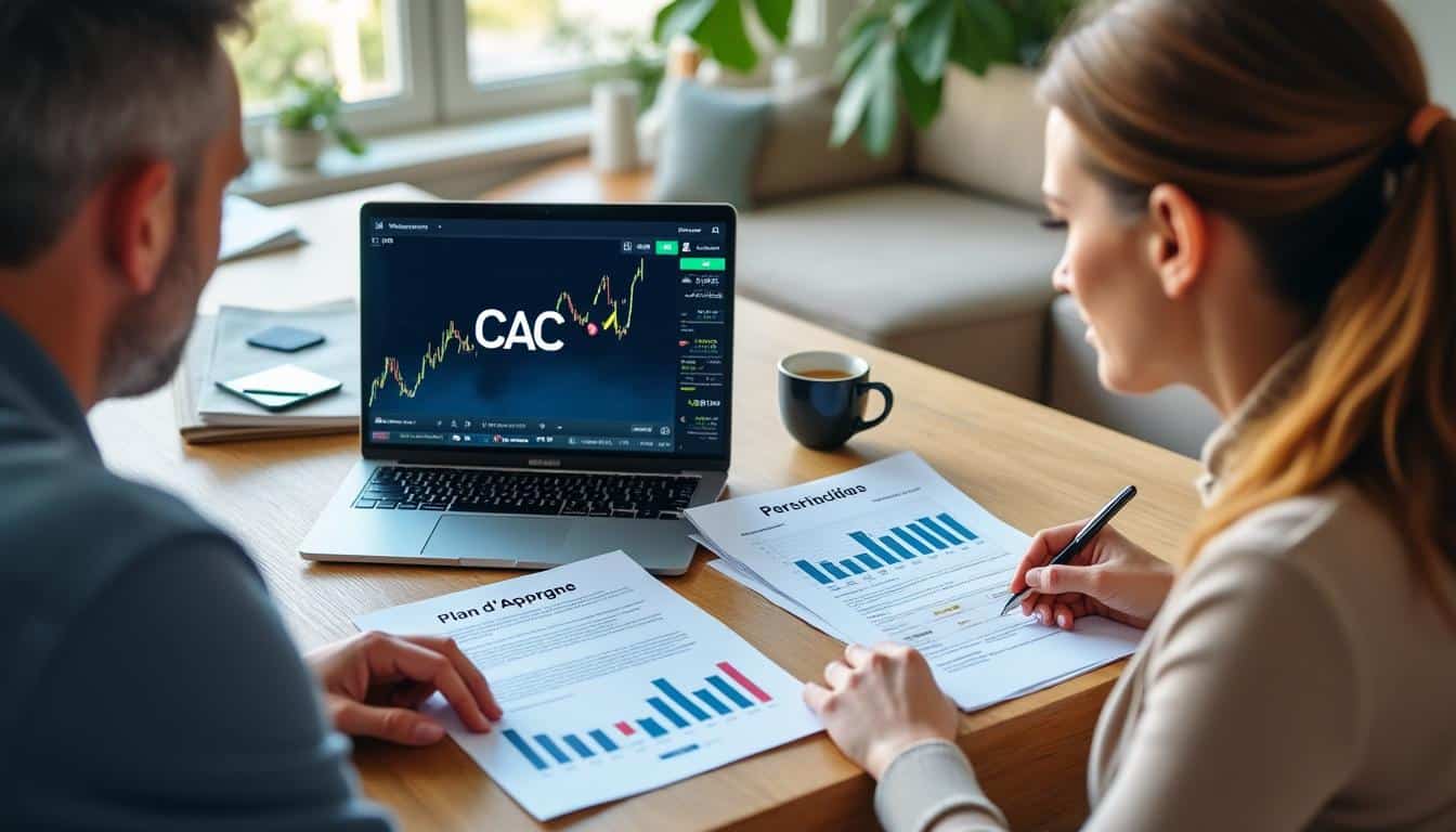 Illustration: Qu’est-ce que le Plan d’Épargne en Actions et l’indice CAC 40 ?