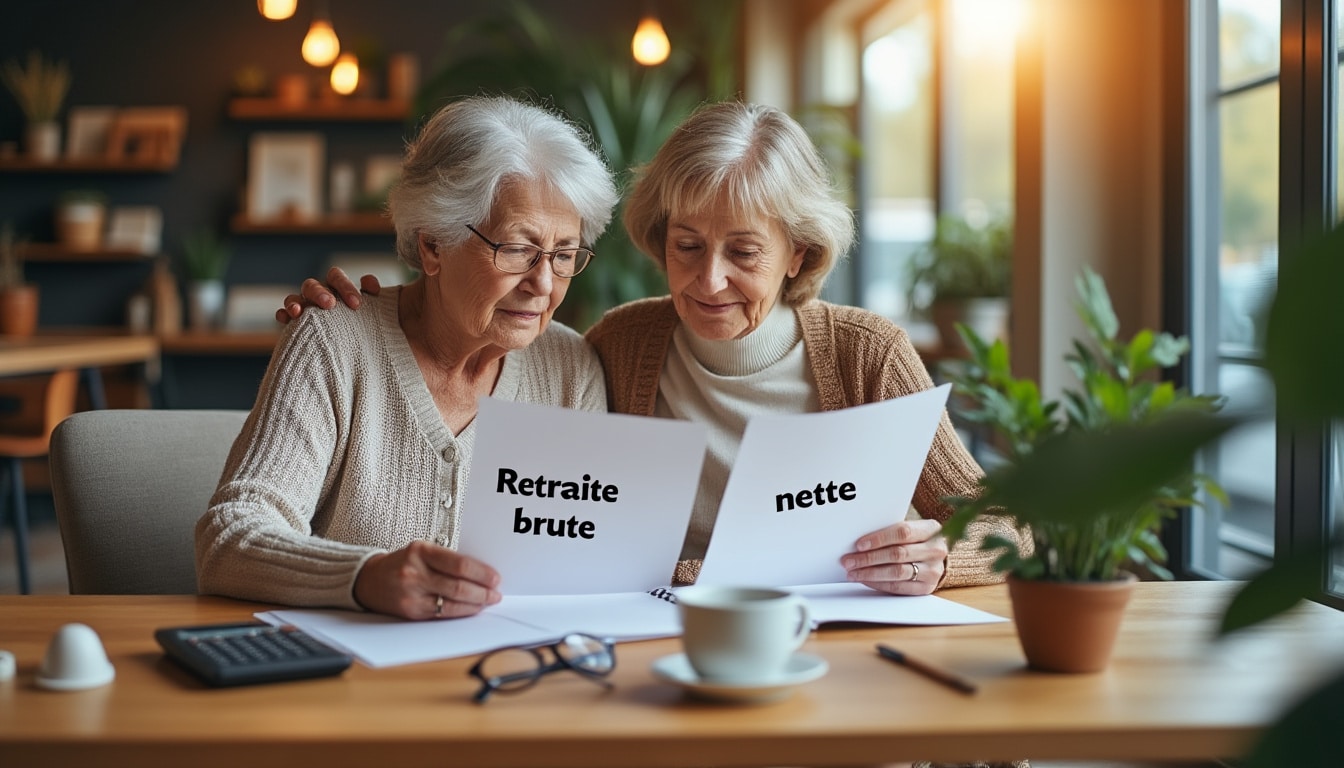 Illustration: Comprendre la différence entre la retraite brute et la retraite nette